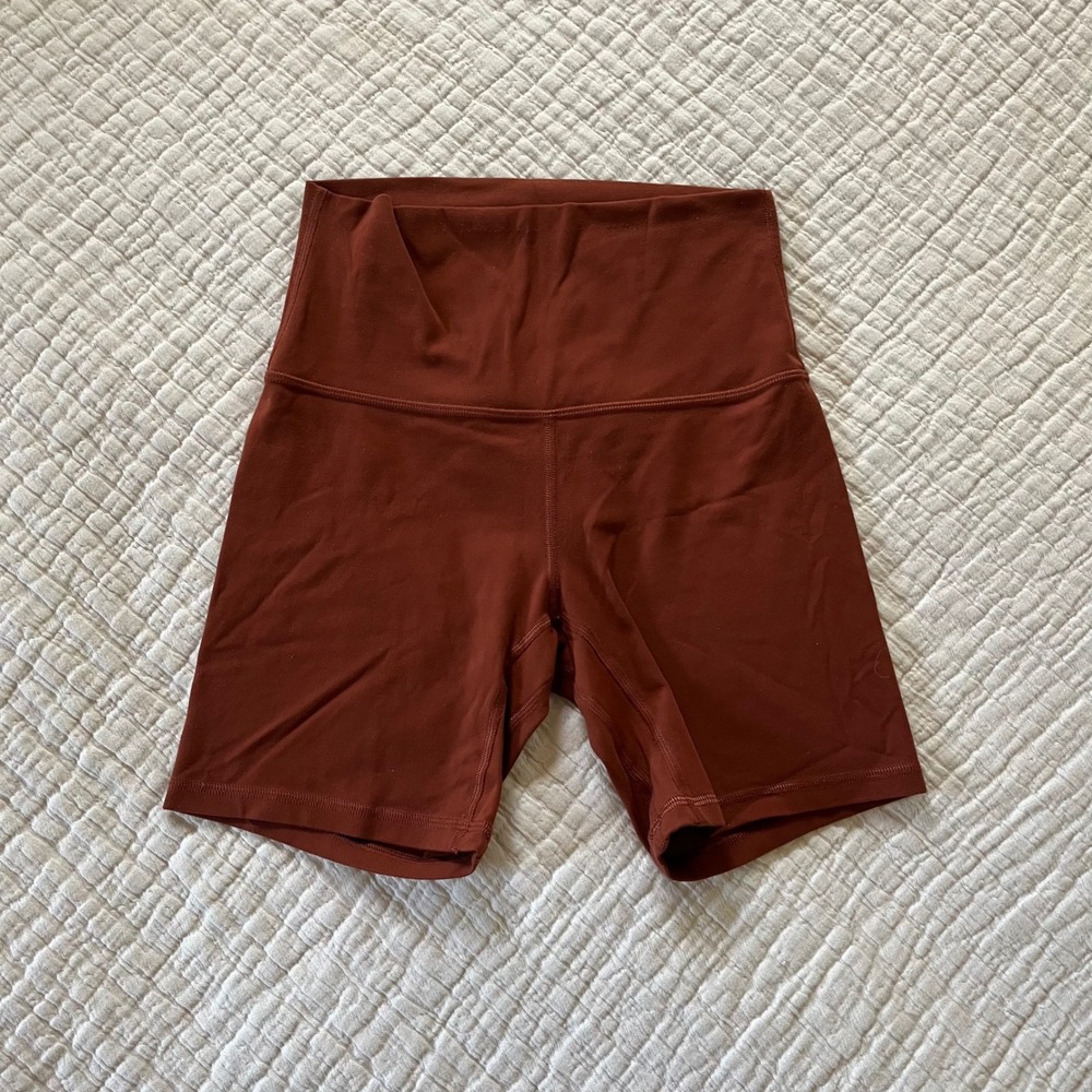Lululemon Aline High-Rise Athletic Shorts 4 Rustic